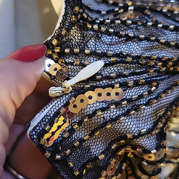 Multicolored sequin flapper dress NWT - Picture 4 of 9